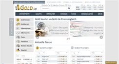 Desktop Screenshot of gold.de